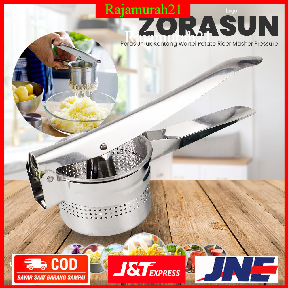 ZORASUN เครื่องคั้นส้มแครอทมันฝรั่งสแตนเลส - ZPM103 - สีเงิน - 7RHA8ISV