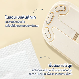 แปรงทำความสะอาด แปรงล้าง แปรงทำความสะอาด อเนกประสงค์ ผ้าซับน้ำ แบบมือจับ สามารถถอดล้างได้ ขจัดคราบมากยิ่งขึ้น