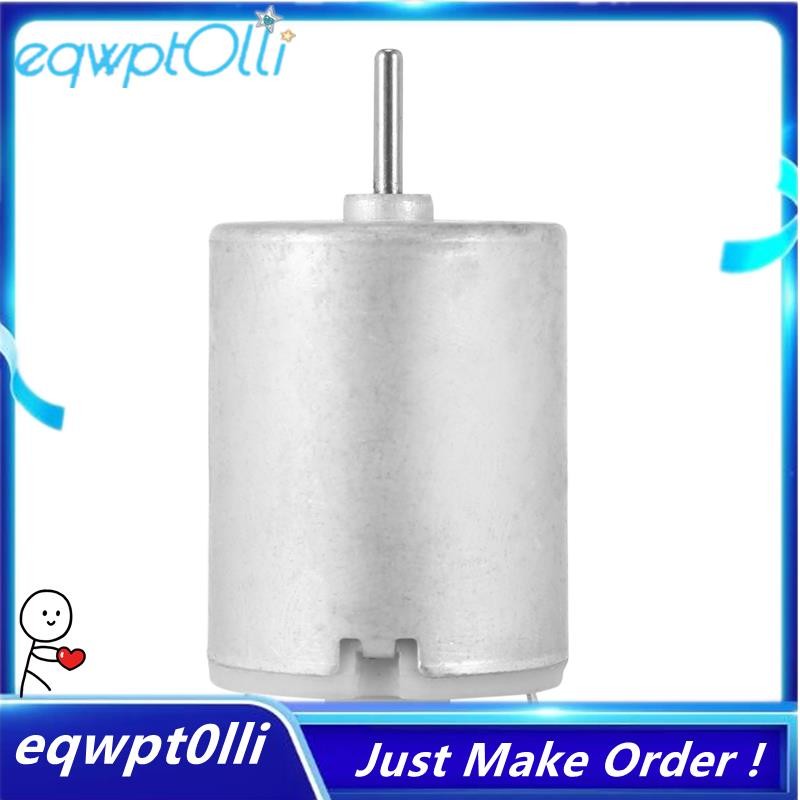 ^eQQ^8000RPM 9V 68mA แรงบิดสูงแม่เหล็กทรงกระบอก Mini DC Motor สีเงิน