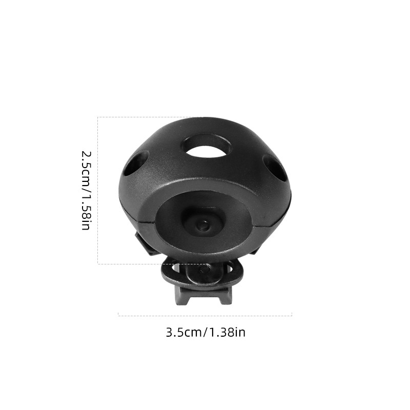 โห่ หมวกกันน็อคไฟฉายยึดคลิปสําหรับหมวกกันน็อคยุทธวิธีอย่างรวดเร็วยึดยึดอะแดปเตอร์60องศารางสากลหมวกกันน็อคอุปกรณ์เสริม - รูปที่ 5