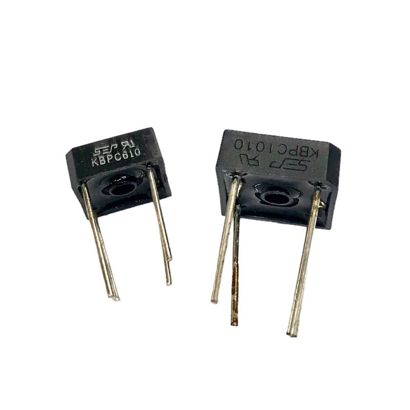 Diode Bridge (แพ็ค 3ตัว) ไดโอดบริด 4 ขาทรงสี่เหลี่ยม รุ่นKBPC610/6A-1000V~ KBPC1010/10A-1000V มีสินค้าพร้อมส่งในไทย