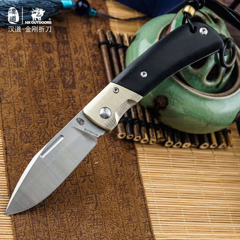 NEW HX Outdoors Tactical Folding Knife, Pocket Knife,Survival Hunting Knife,Rescue Camping Knife Edc