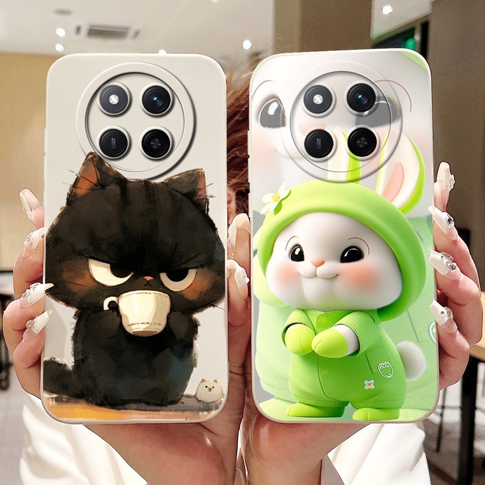 Honor X9c 2024 ใหม่ล่าสุดกระต่ายน่ารัก Panda การ์ตูนปลอก HonorX9c X 9C 5G เลนส์ป้องกันซิลิโคนอ่อนนุ่มเคสโทรศัพท์