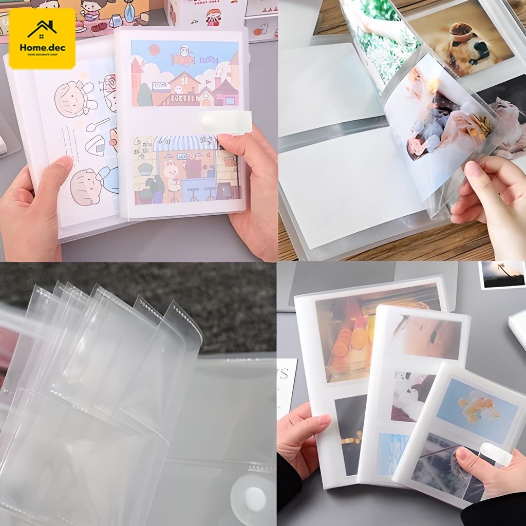 สมุดเก็บการ์ด Photo Album คอลเลกชันภาพถ่าย สำหรับการ์ด art toy ใส่ได้พอดี สมุดใส่นามบัตร โพลารอยด์