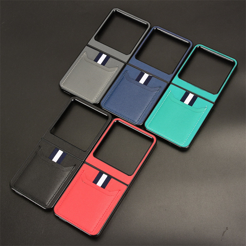 สําหรับการ์ด Infinix Zero Flip 5G แทรกได้ไม่ลื่นพับฝาหลังเคสโทรศัพท์สําหรับเคสโทรศัพท์ Infinix Zero 