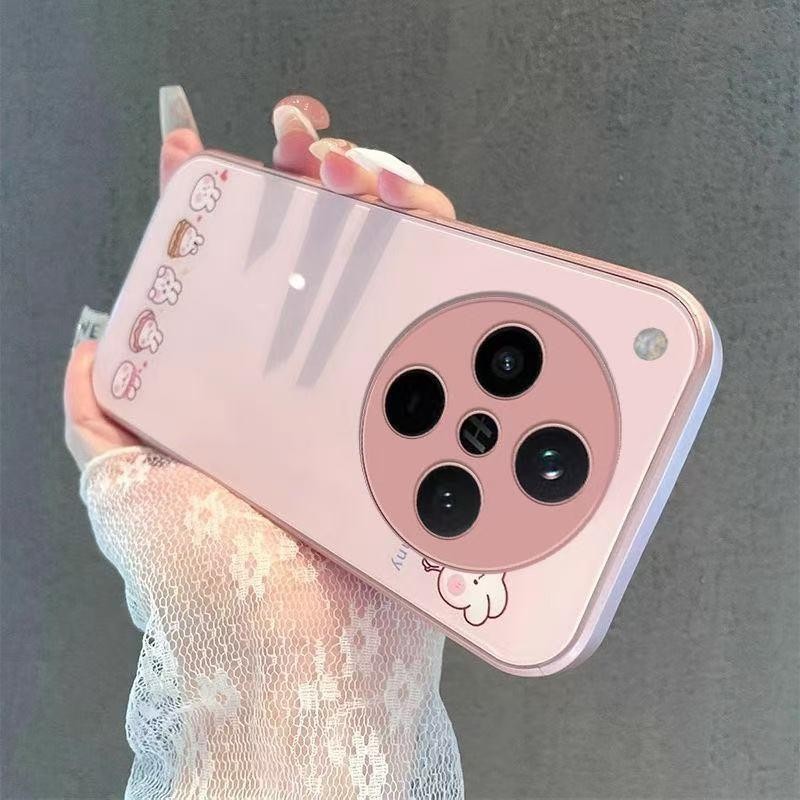 สําหรับ OPPO Find X8 5G สําหรับ OPPO ค้นหา X8 Pro 5G กรณีกันกระแทกน่ารักปีกผีเสื้อพร้อมฝาครอบกล้องเลนส์ Protector หรูหรา Liquid Glass เคสโทรศัพท์
