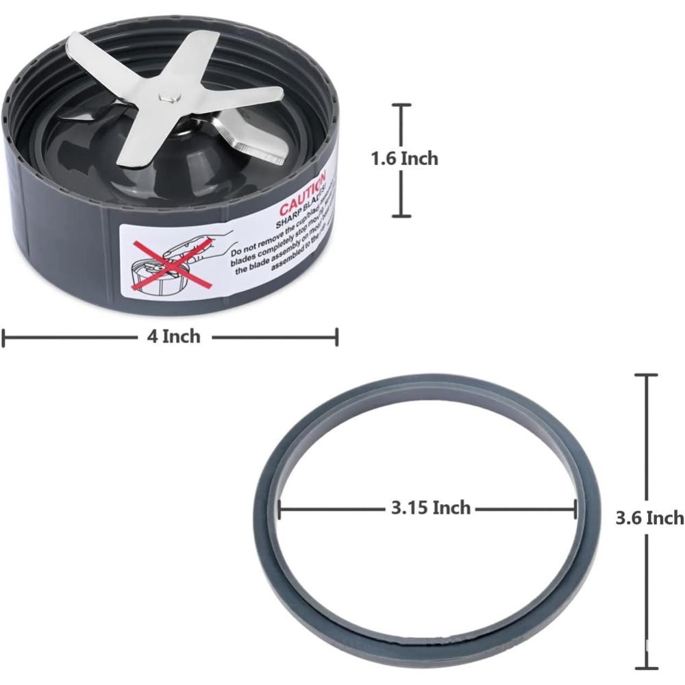 FYG Extractor Blade Fit สําหรับ Nutribullet 600W/Pro 900W Extctor Blade Series สําหรับ Nutribullet เครื่องปั่นใบมีด - รูปที่ 2