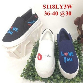 MALL586- [besty_mart3] s118yl3w รองเท้าผู้หญิง bara bara รองเท้าเวดจ์สุนัขจิ้งจอกสบายๆ barabara