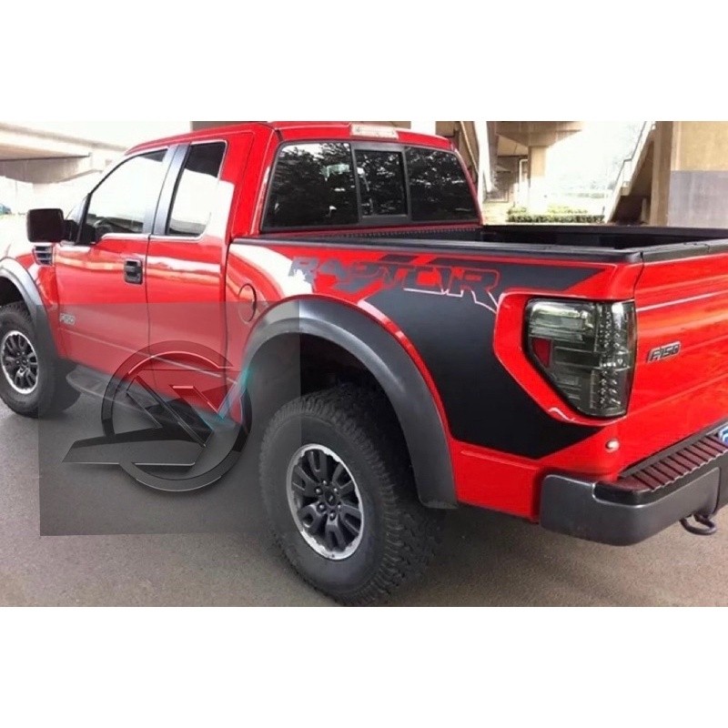 S557 Raptor รถ Body Trunk ด้านข้างไวนิล Decals สติกเกอร์