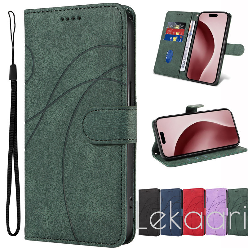 SAMSUNG กระเป๋าสตางค์สําหรับsamsung Galaxy S24 S23 S22 S21 S20 FE Xcover 7 M62 F62 Plus Ultra 5Gหนังแม่เหล็กกันกระแทกฝาครอบโทรศัพท์