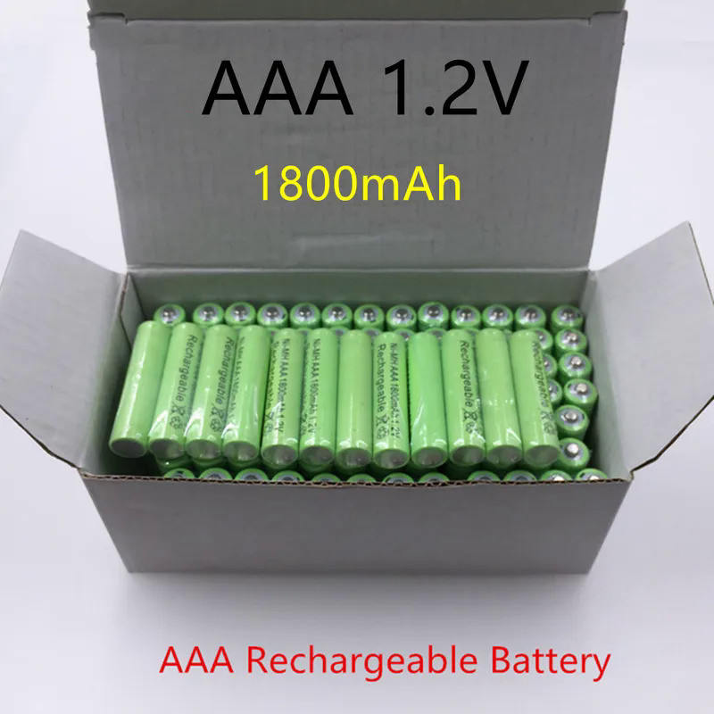 100% New AAA 1800mAh Ni-MH 1.2V Rechargeable Battery AAA Battery 3A Rechargeable Battery Ni-MH Batte