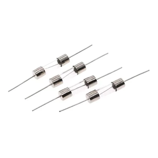 20/10 ชิ้น 5*20 มิลลิเมตร Axial Glass ฟิวส์หลอด 250 โวลต์พร้อมลวดตะกั่ว 2A 5A 8A 10A 12A 15A เตาแม่เหล็กไฟฟ้าฟิวส์