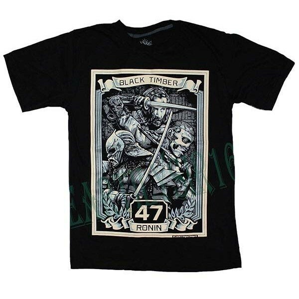 BT16 RONIN 47 THE MOVIE KEANU REEVE MOVIE EDITION BLACK TIMBER คุณภาพสูง SILK SCREEN COLLECTABLE COT