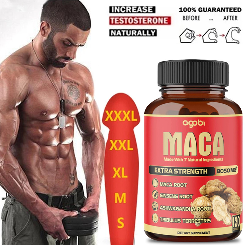 Maca Root Capsules 8050 mg - รองรับสุขภาพธรรมชาติ - พลังงาน - อาหารเสริมประสิทธิภาพและอารมณ์ - เสริมการไหลของเลือด 3 เดือนซัพพลาย