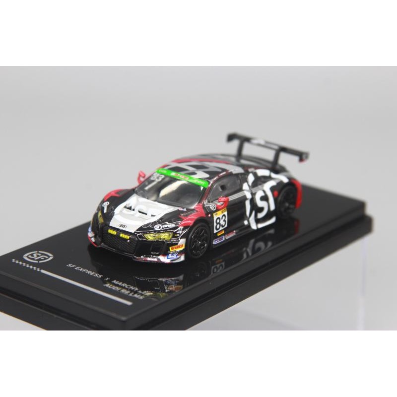 PopRace Audi R8 สายทนทานญี่ปุ่น SF LMS1: 64 Racing Model 2019 PARA