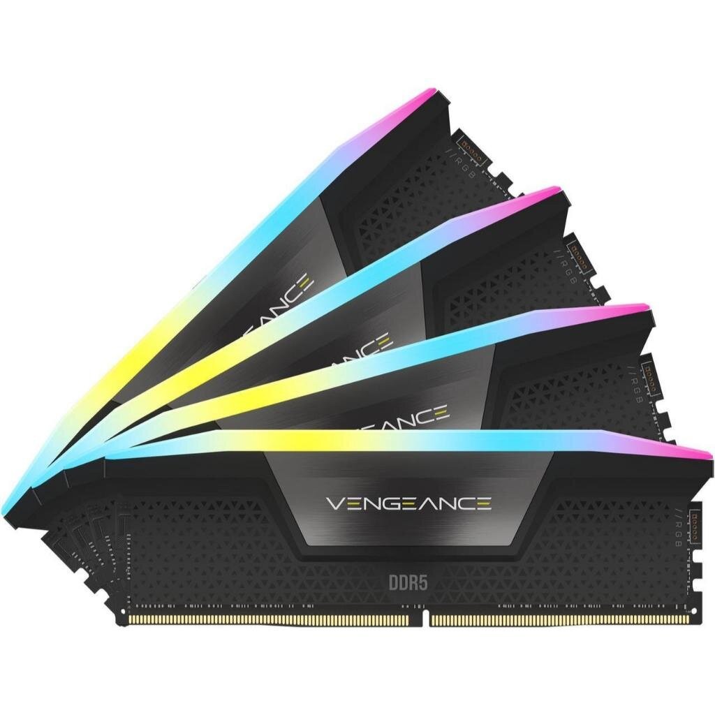 DDR5 Corsair Vengeance RGB 128GB (4x32GB) 5600MHz CMH128GX5M4B5600C40 :BLACK