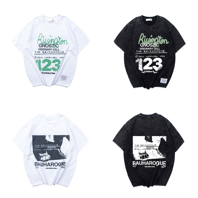 ใหม่ American High Street RRR-123 Boston Limited THE GNOSTIC Capsule ผู้ชายผู้หญิง OS เสื้อยืดแขนสั้น