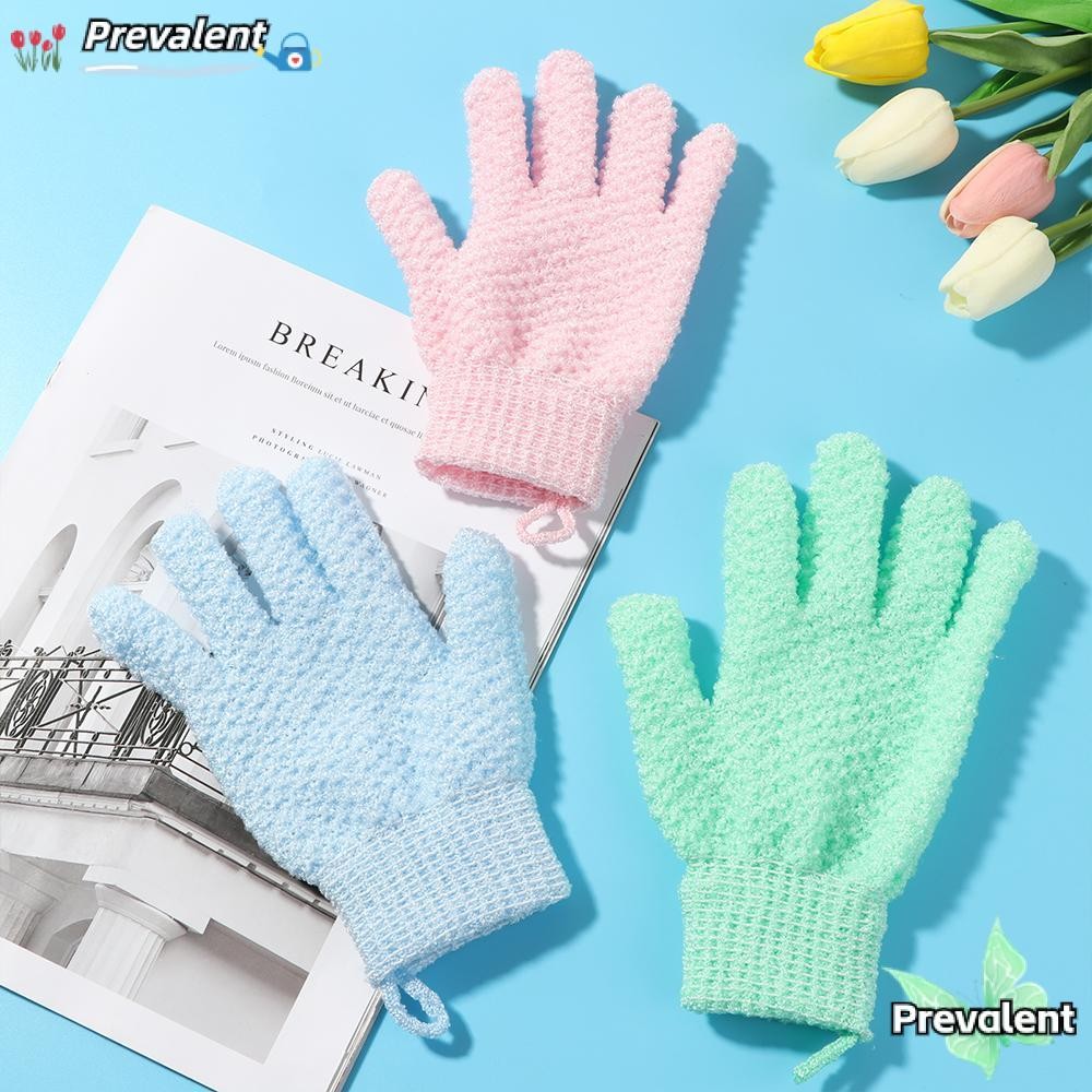 Preva Peeling ถุงมือนุ่มไม่มี Irritating อาบน้ําสปา Exfoliator สครับ Mitt Rub Dead Skin Removal Thicken ผ้าเช็ดตัว