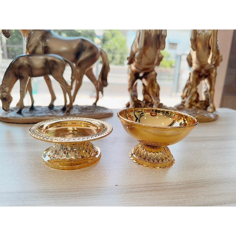 DT81-50 พานวางพระองค์เล็ก วางขนมไหว้ ขนาด 10 ซม. N9-1
