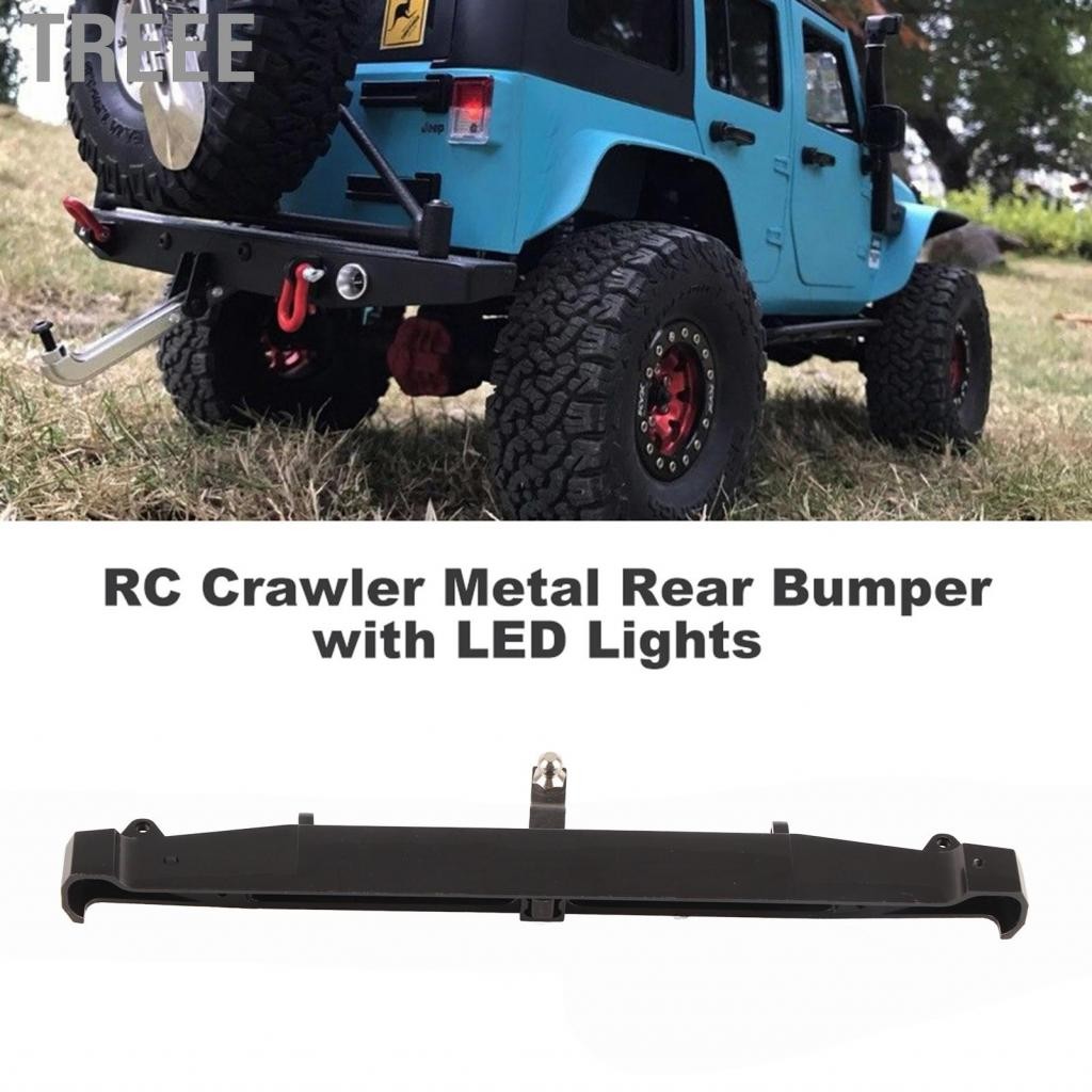 Treee กันชนหลังตีนตะขาบ RC LED -4 SCX10II