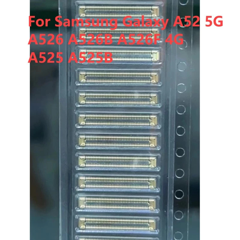Lcd FPC หน้าจอสําหรับ Samsung Galaxy A52 5G A526 A526B A526F 4G A525 A525B บนเมนบอร์ด/บน LCD flex 78 Pin