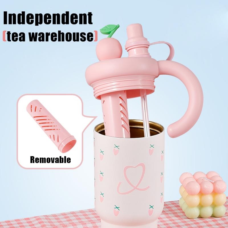 [Pisuz Way] ถ้วยเก็บความร้อนสแตนเลสดูใหม่ 800ml Big Mac ถ้วยน้ําแข็งความจุขนาดใหญ่ถ้วยฟางถ้วยแบบพกพาขวดน้ํากีฬากลางแจ้ง - รูปที่ 5