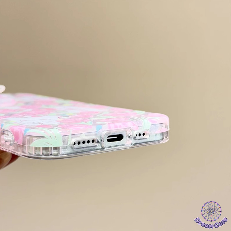 การ์ตูนลูกแมวน่ารักดอกไม้ขนนกเส้นด้ายนุ่ม เคส Samsung A06 A14 A15 A05s A53 A05 A30 A11 A13 A34 A25 A23 A04s A32 A51 A21s - รูปที่ 7