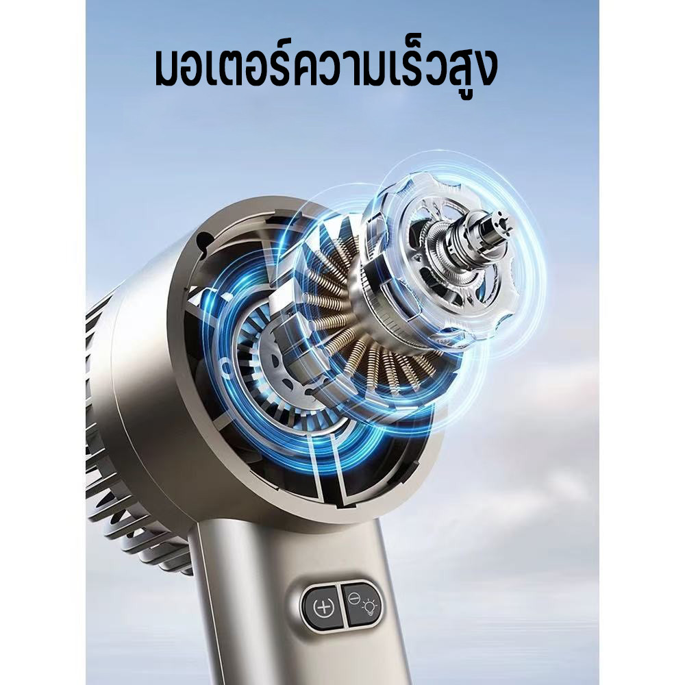 2025 รุ่นใหม่ S001 พัดลมพกพา มือถือ ลมแรง เงียบ ปรับความเร็วได้ ชาร์จ USB แบตอึด รูปที่ 6