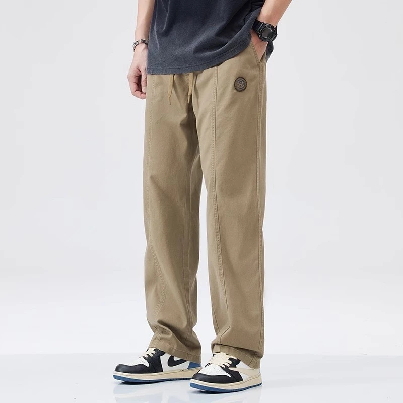กางเกงขายาวผู้ชาย Crush ผ้าฝ้ายทรงหลวม thumbnail 6
