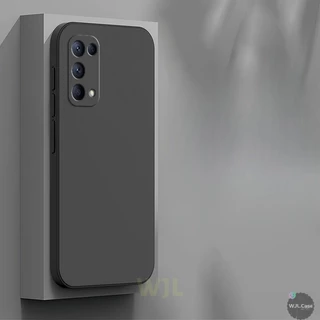 เคส OPPO Reno 5 เคสซิลิโคนโทรศัพท์มือถือสีลูกกวาดเรียบง่าย YT