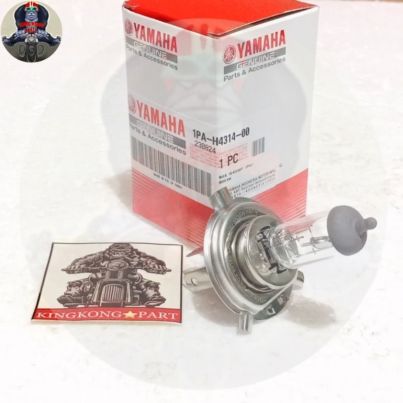 หลอดไฟหน้า 12v vixion ใหม่ nva nvl r15 byson original 1PA-H4314-00