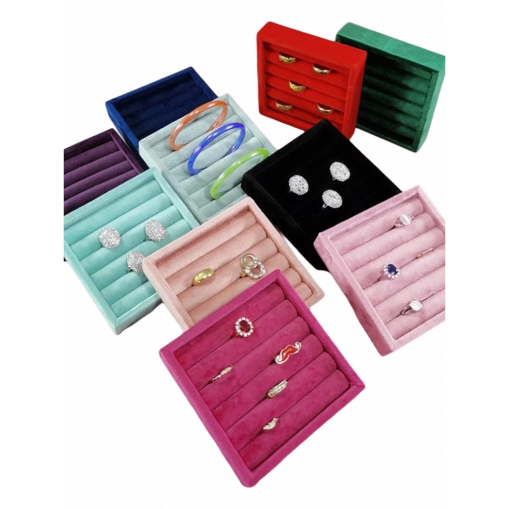 ใหม่แหวนแสดงถาดเครื่องประดับ Organiser ผู้ถือแหวนชั้นวางเครื่องประดับ Photograph Props