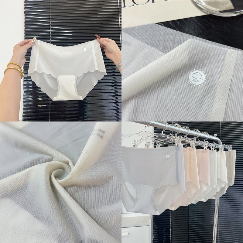 กางเกงในร้ขอบ ผ้าซีทรู บางเบานุ่มลืน สวมใส่สบาย ลดอับชื้น ต้านแบคทีเรีย กางเกงชั้นในผู้หญิง NY065 - รูปที่ 3