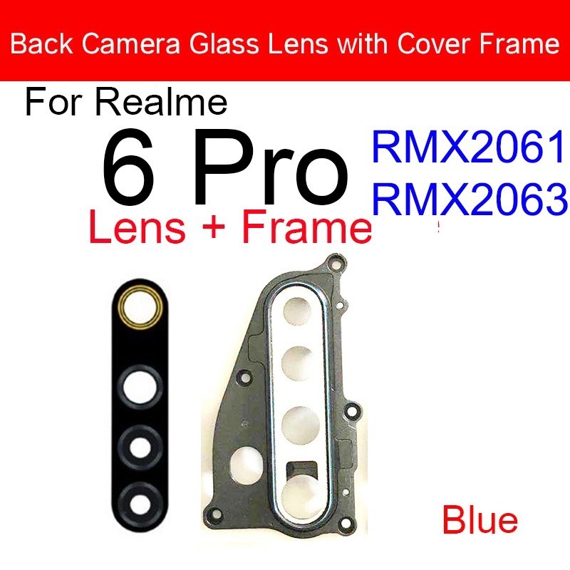 ฝาครอบเลนส์กล้องด้านหลังสําหรับ OPPO Realme 6 6Pro 6i 7 7i 8i 5G C3 C17 เลนส์กล้องด้านหลังพร้อมกรอบผู้ถือแหวนอะไหล่ ราคา ถูกที่สุด ดีลบีเคเค แกลเลอรีภาพที่ 8