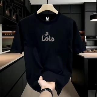【Kaos katun 100%】Baju Kaos Distro Lengan Pendek Lois Silver Premium Quality Kaos Cotton Combed 30s T-Shirt Kaos Unisex