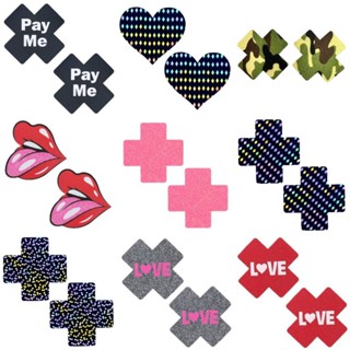 สติ๊กเกอร์แปะนม ชุดนอนไม่ได้นอน ปิดจุก แฟนซี  RT FF007 แปะนม…