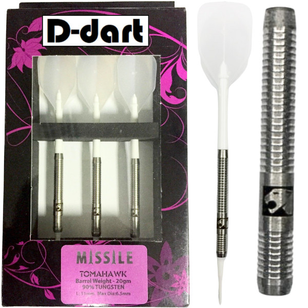 TUNGSTENS SOFT TIP DART - 20G MISSILE TOMAHA WK 90% TUNGSTEN SOFT DART LEMBUT)