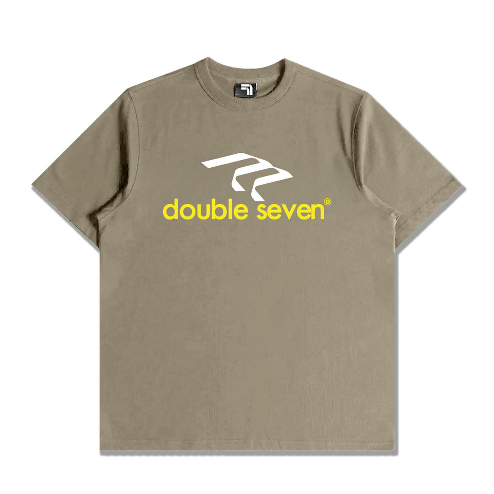 เสื้อยืดโลโก้ Double 7 Neo Core (Taupe)