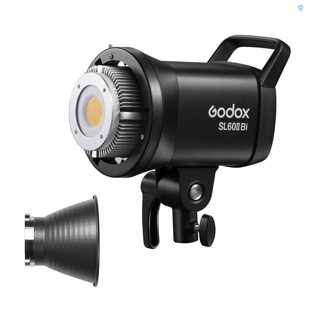 Godox SL60IIBi สตูดิโอแบบพกพาไฟ LED 75W การถ่ายภาพเติมแสง 2800K-6500K ในตัว 11 FX เอฟเฟกต์แสง Bowens