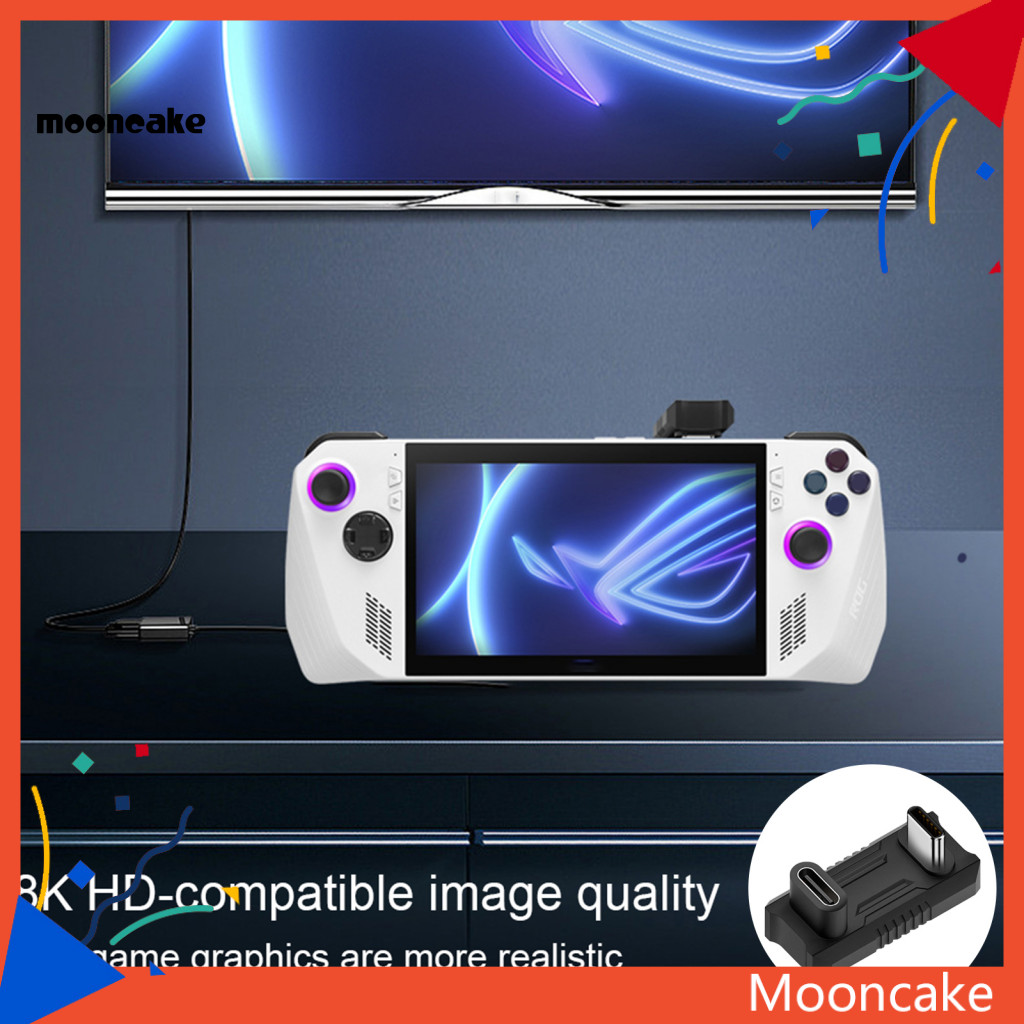 ขนมไหว้พระจันทร์| อะแดปเตอร์ Type-c Male-to-female 8k อะแดปเตอร์ส่งข้อมูลความละเอียดสูงความเร็วสูง 1