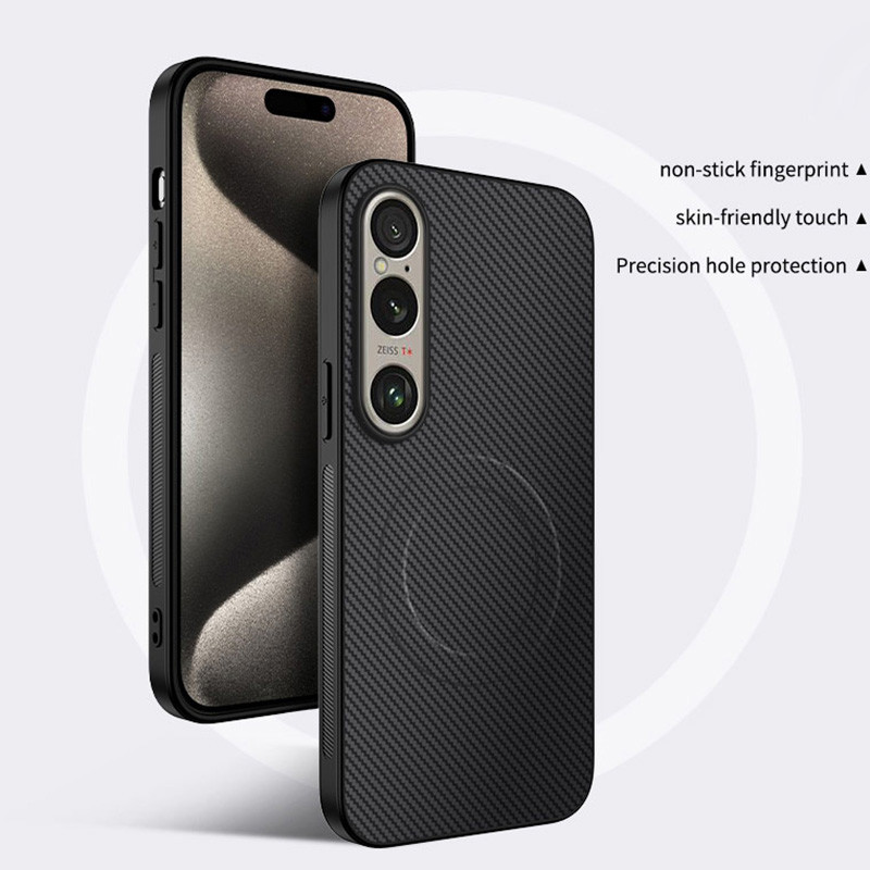 สําหรับ Sony Xperia 1 VI กันกระแทกหรูหรา Matte Case ไร้สายชาร์จกันกระแทก