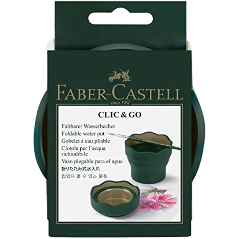 Faber Castell ล้างถังแปรงTelescopic Wash Pen Cup พับถังถ้วยน้ํา