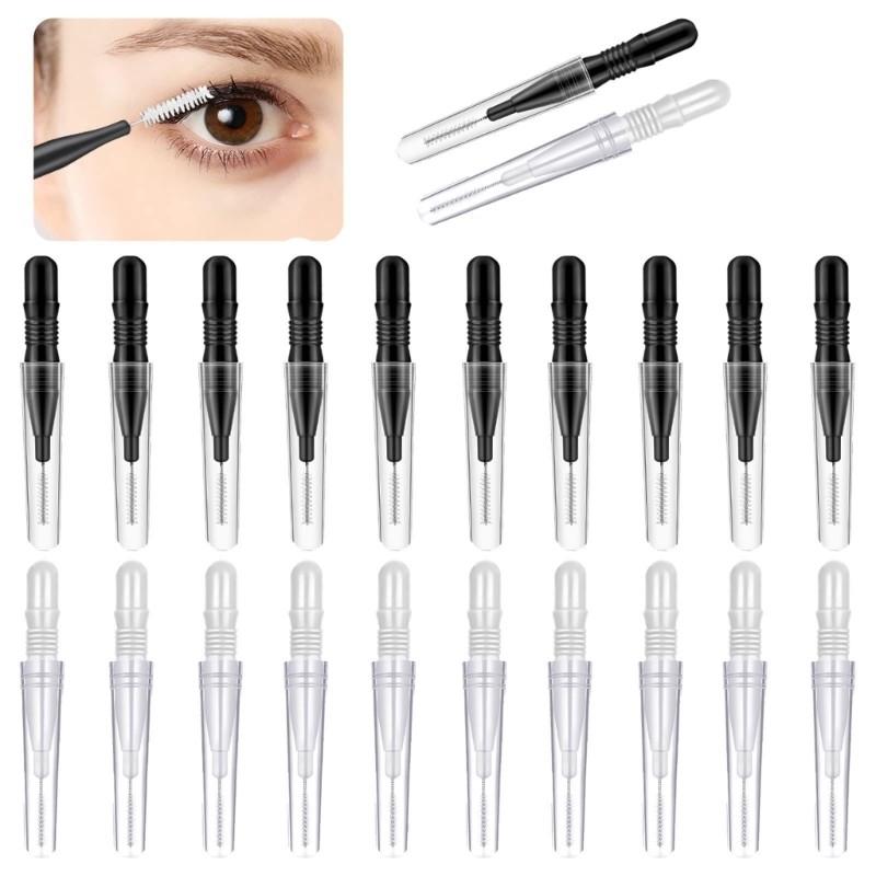 ACE 50 ชิ้นแบบพกพาคิ้ว Spoolie แปรงกรูมมิ่งเครื่องมือสําหรับ Lash Extensions