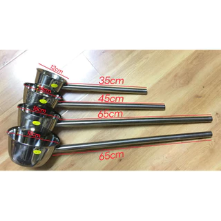 KOALA กระบวยตักน้ำด้ามยาวพิเศษ กระบวยตักน้ำสแตนเลส ขนาด12-35cm/14-45cm/16-65cm/18cm-65cm ที่ตักน้ำซุป กระบวยโจ๊ก ช้อนซุป