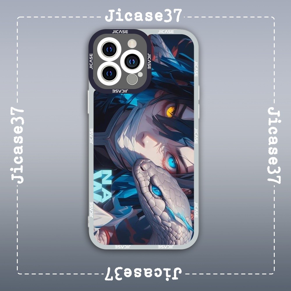 เคส iPhone Square Edge Samsung Xiaomi Oppo Anime Kimetsu no yaiba Demon Slayer Sword Character Iguro
