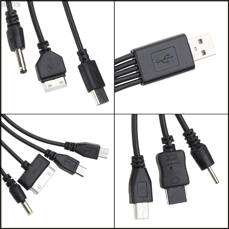 Universal USB To Multi Plug Cellpahone Charger Cable 10 in 1 USB Cable 20CM