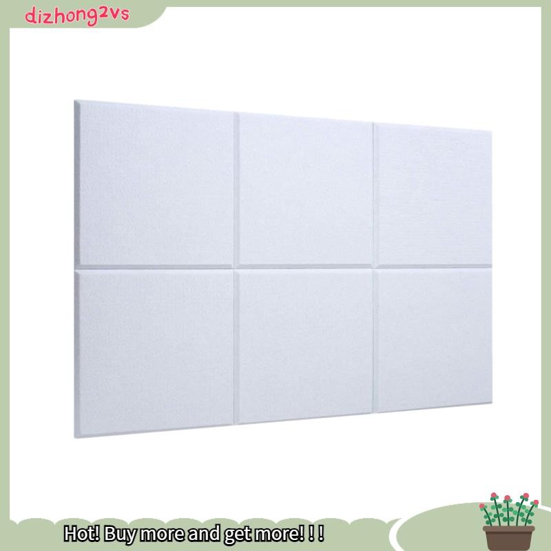 [dizhong2vs]6PCS แผงการดูดซึมอะคูสติก 12 นิ้ว x 12 นิ้ว x 0.4 นิ้วกันเสียง Padding สําหรับเบสแยกสําห