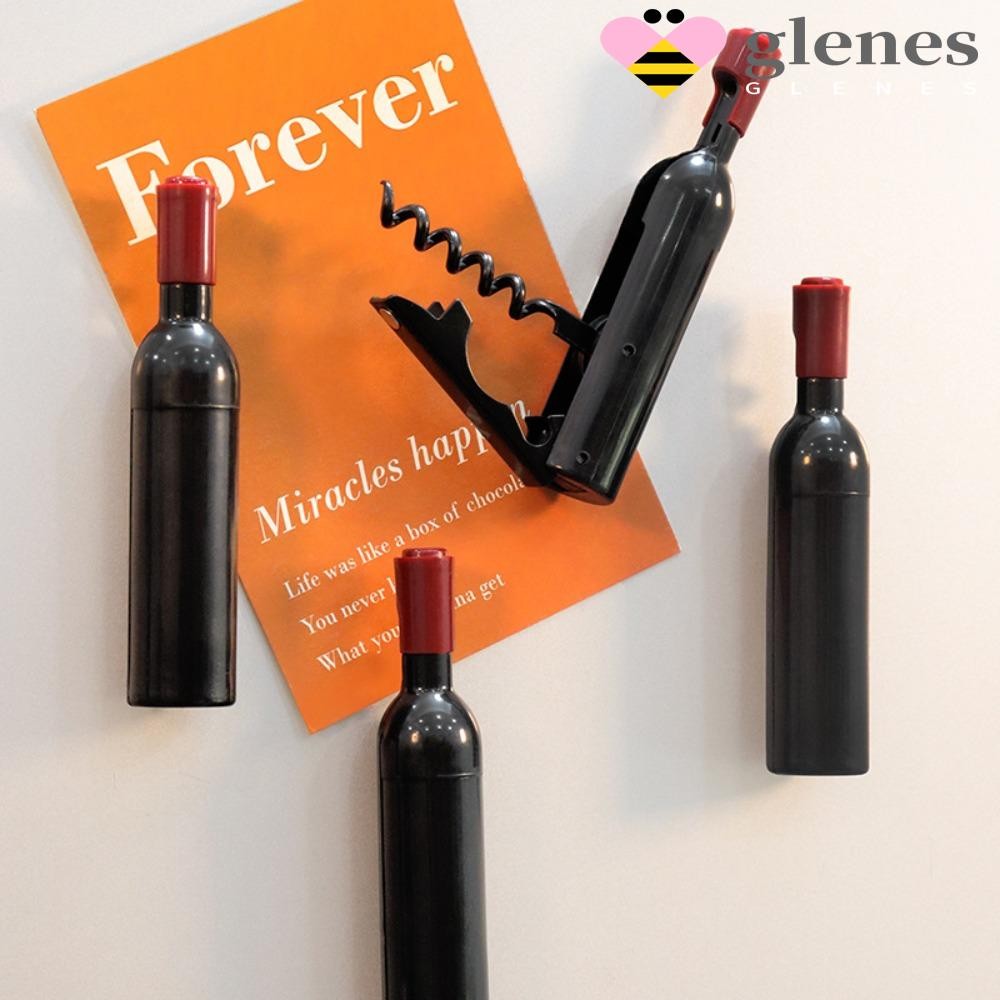 Lennes ที่เปิดขวดแบบพับได้, ที่เปิดขวดไวน์แม่เหล็ก, มัลติฟังก์ชั่นพลาสติกแบบพกพาแชมเปญเกลียวปาร์ตี้