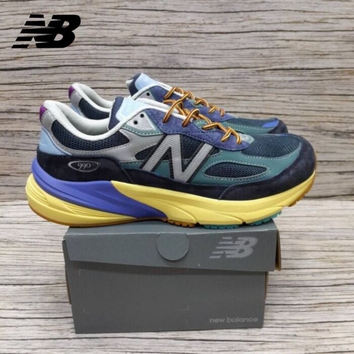 NB รองเท้า990 V6สีม่วงน้ำเงิน