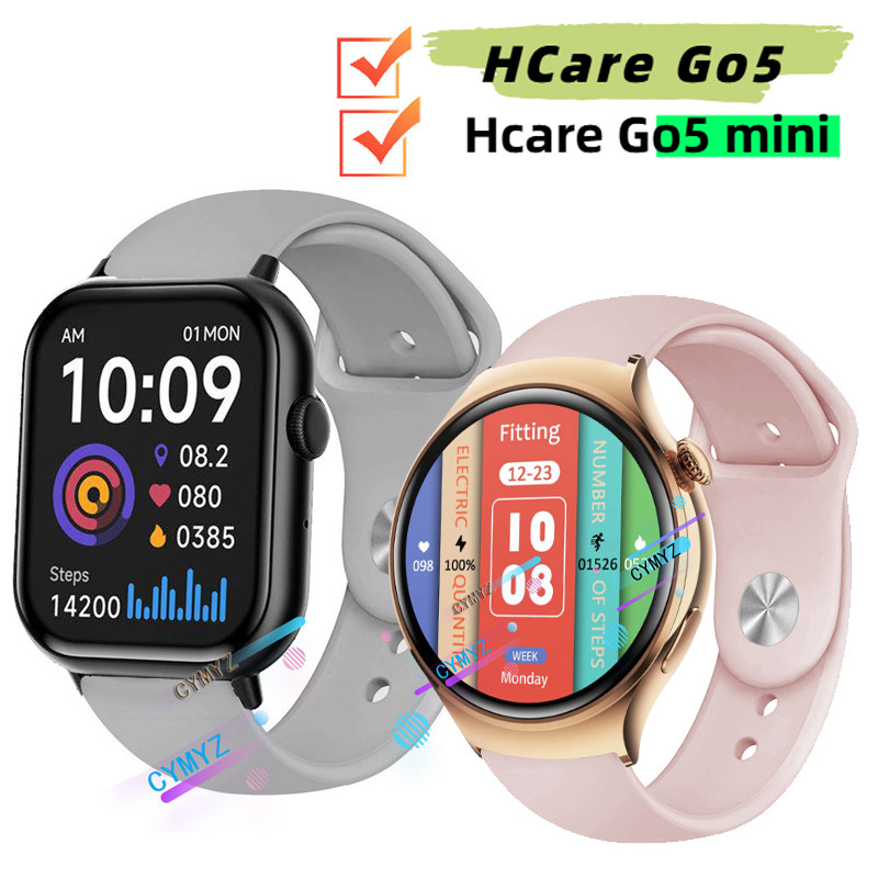 Hcare Go5 mini strap สายซิลิโคน Hcare Go5 mini Smart Watch strap สายรัดข้อมือกีฬา